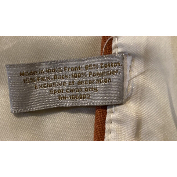 NWT Luxe Habitat Table Runner Boho Beaded Embroidered Owl Thanksgiving Fall - Picture 6 of 8